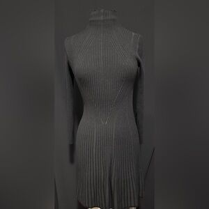 French Connection Black Long Sleeve Dress